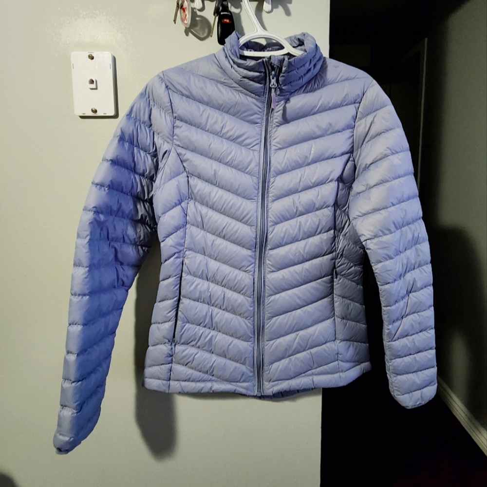 Women's Light Blue Puffer Jacket